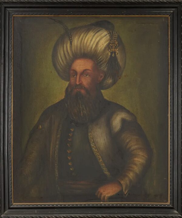PORTRAIT OF SULTAN MURAD III, OIL ON CANVAS