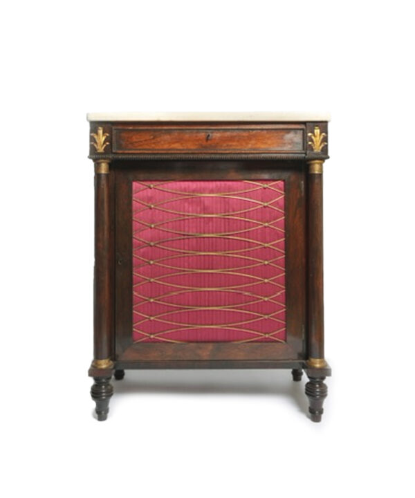 PAIR OF GEORGE 1V ROSEWOOD CABINETS ENGLISH C1830