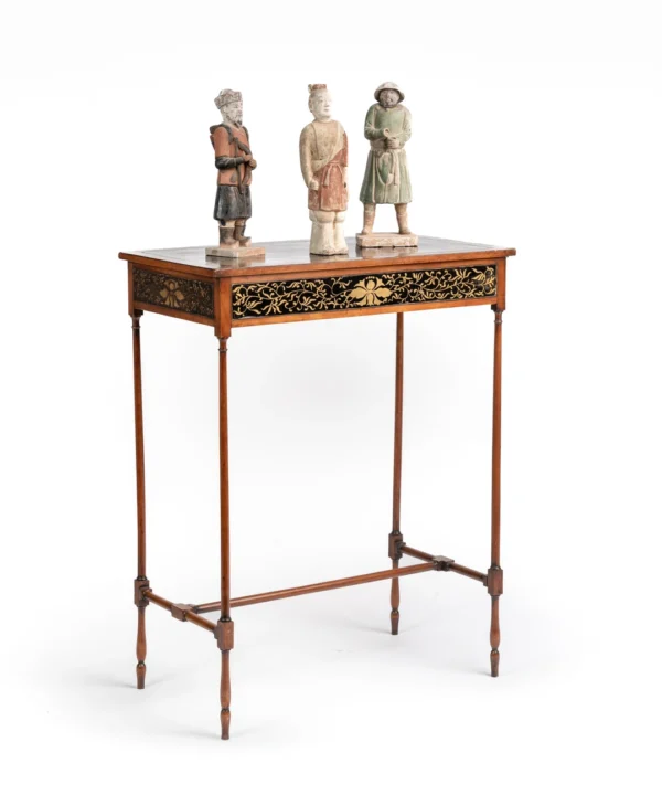 ENGLISH SHERATON PERIOD CHINOISERIE SIDE TABLE C1790