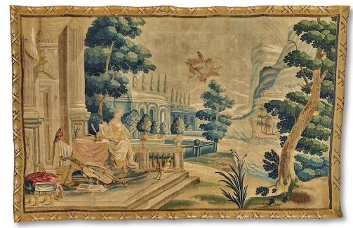IMPRESSIVE GRAND SCALE C17th MYTHOLOGICAL FLEMISH TAPESTRY Circa 1680