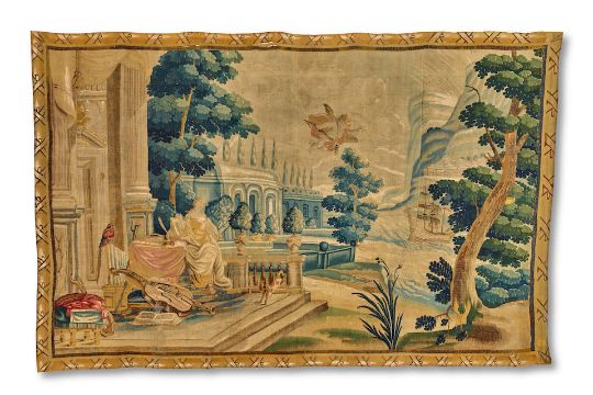 AN IMPRESSIVE C17th MYTHOLOGICAL FLEMISH TAPESTRY Circa 1680