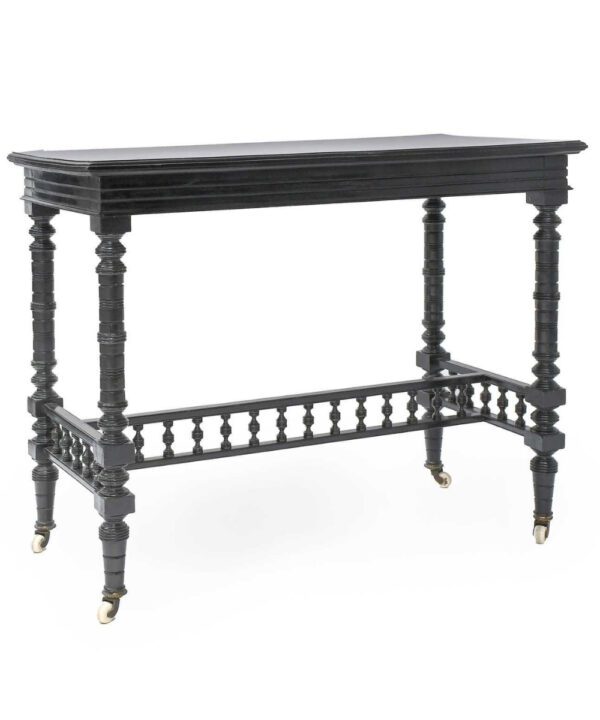 EBONISED AESTHETIC MOVEMENT CONSOLE / HALL TABLE